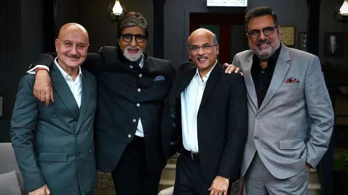 Uunchai cast is '350 yrs of experience in 1 frame', watch clip feat Big B,  Anupam Kher, Boman Irani – India TV