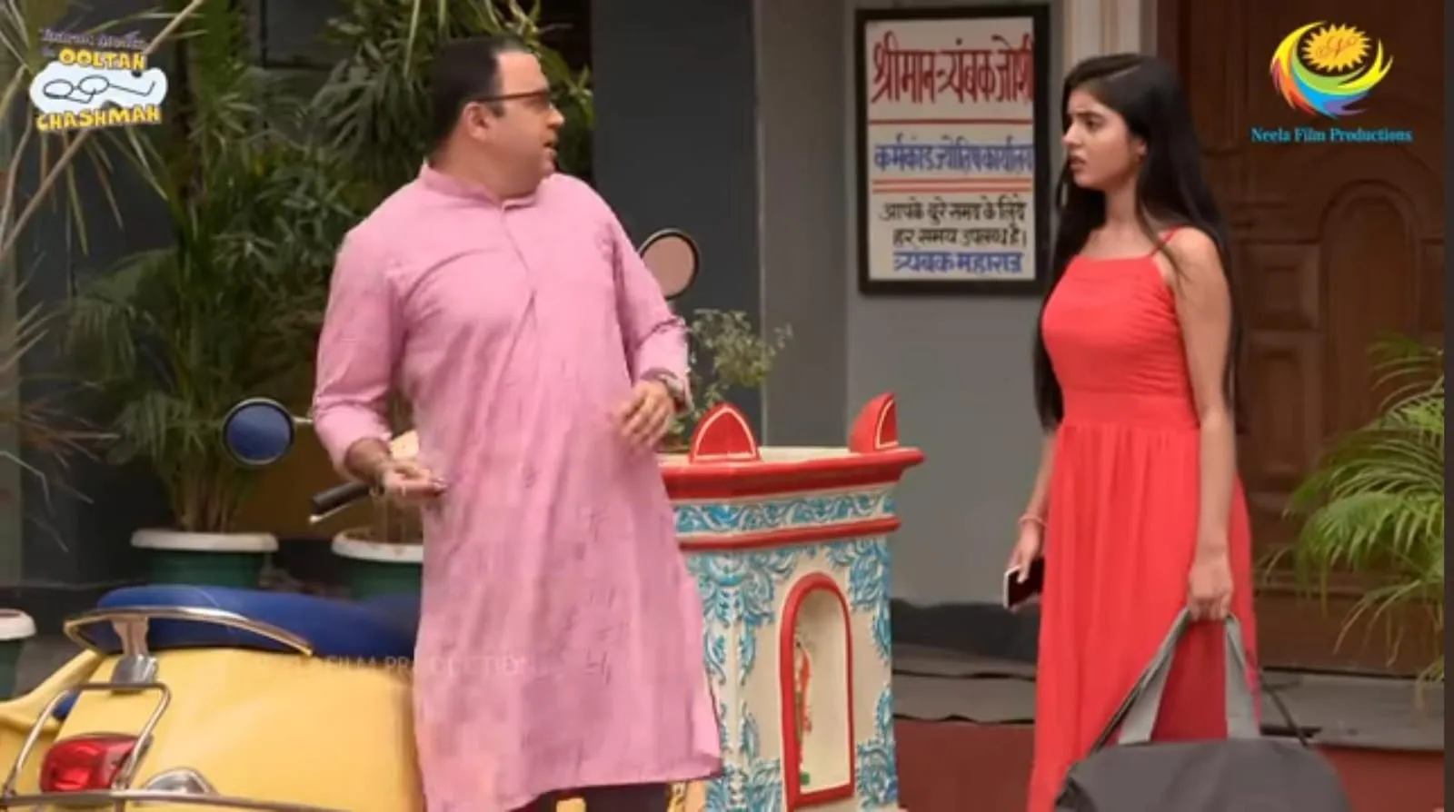TMKOC Latest Update- Bhide insists, and Sonu has no choice but to go along with him on his scooter. 
