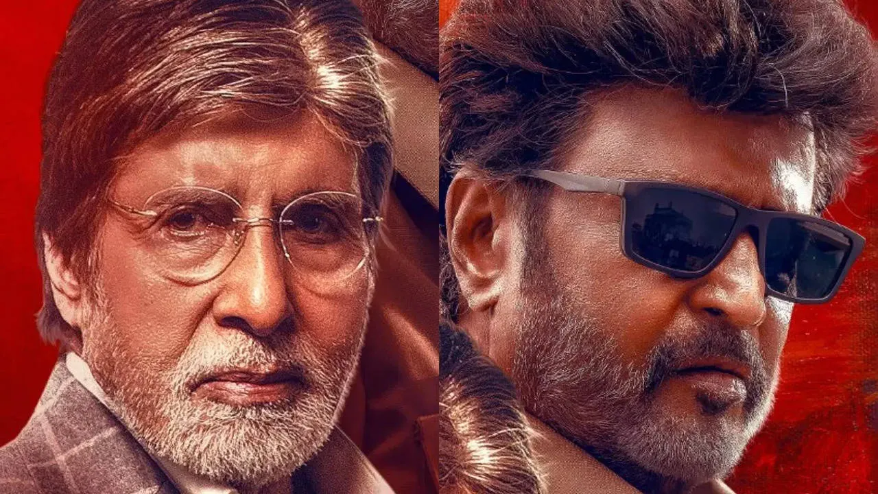 Vettaiyaan Movie: Rajinikanth and Amitabh Bachchan look dangerous in the new poster of Vettaiyaan | Times Now