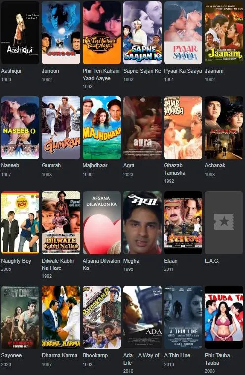 Rahul Roy filmography