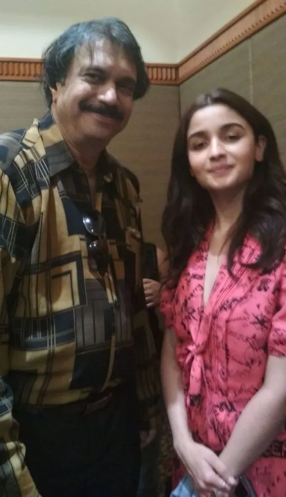 Chaitanya P with Alia Bhatt