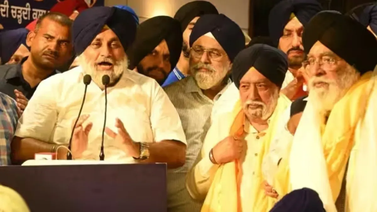 Shiromani Akali Dal Delhi president Paramjit Singh Sarna said BJP wants to end regional parties | '...but we will not let this happen', Sukhbir Singh Badal's Akali Dal surrounded BJP