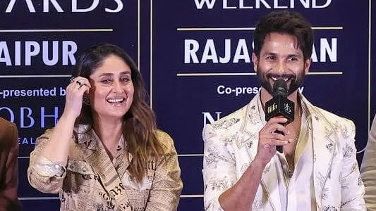 Watch: Shahid Kapoor, Kareena Kapoor Khan share warm hug on IIFA 2025 stage