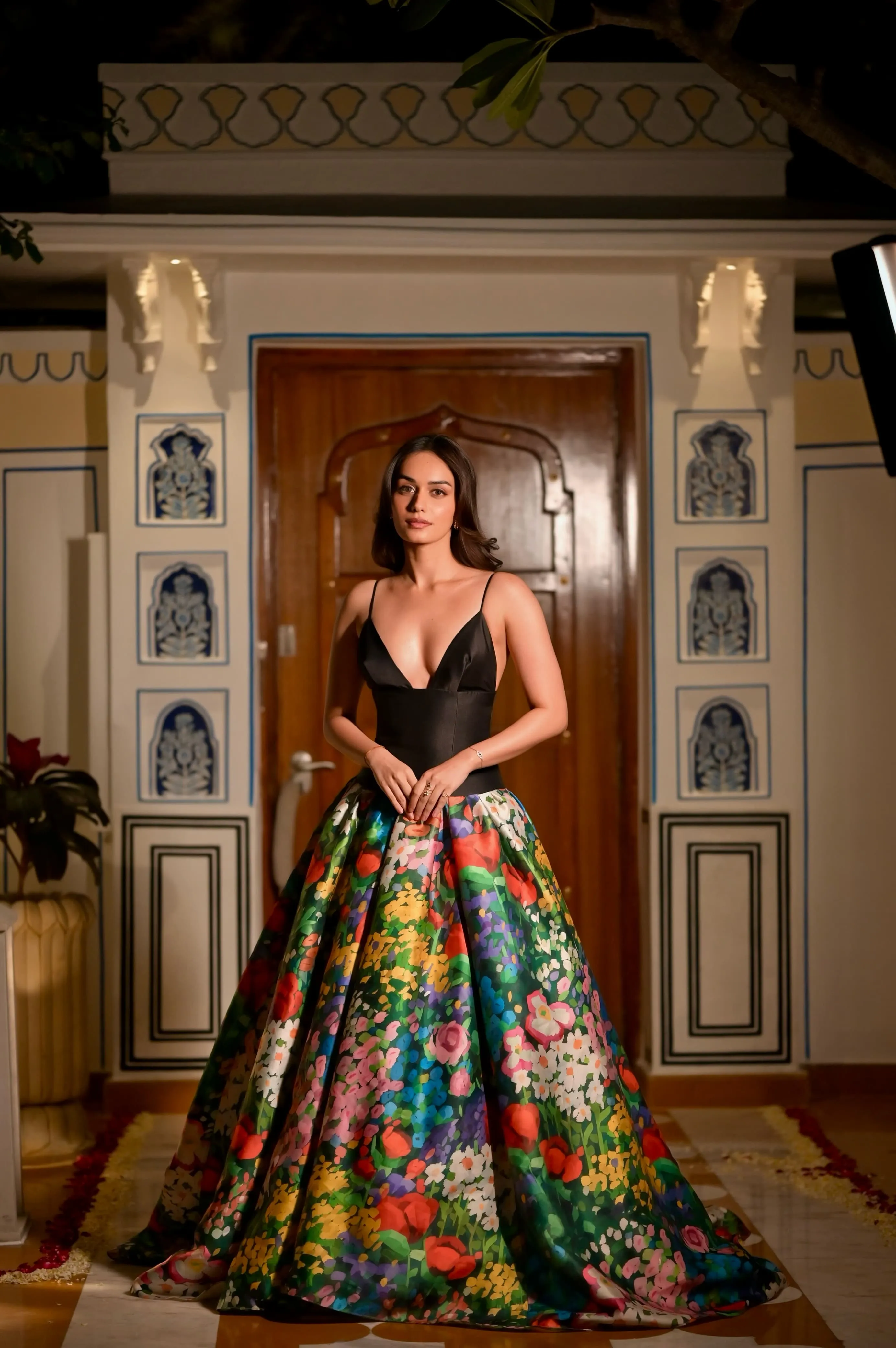 Manushi Stuns in ₹2.4L Gauri & Nainika Gown in Rajasthan