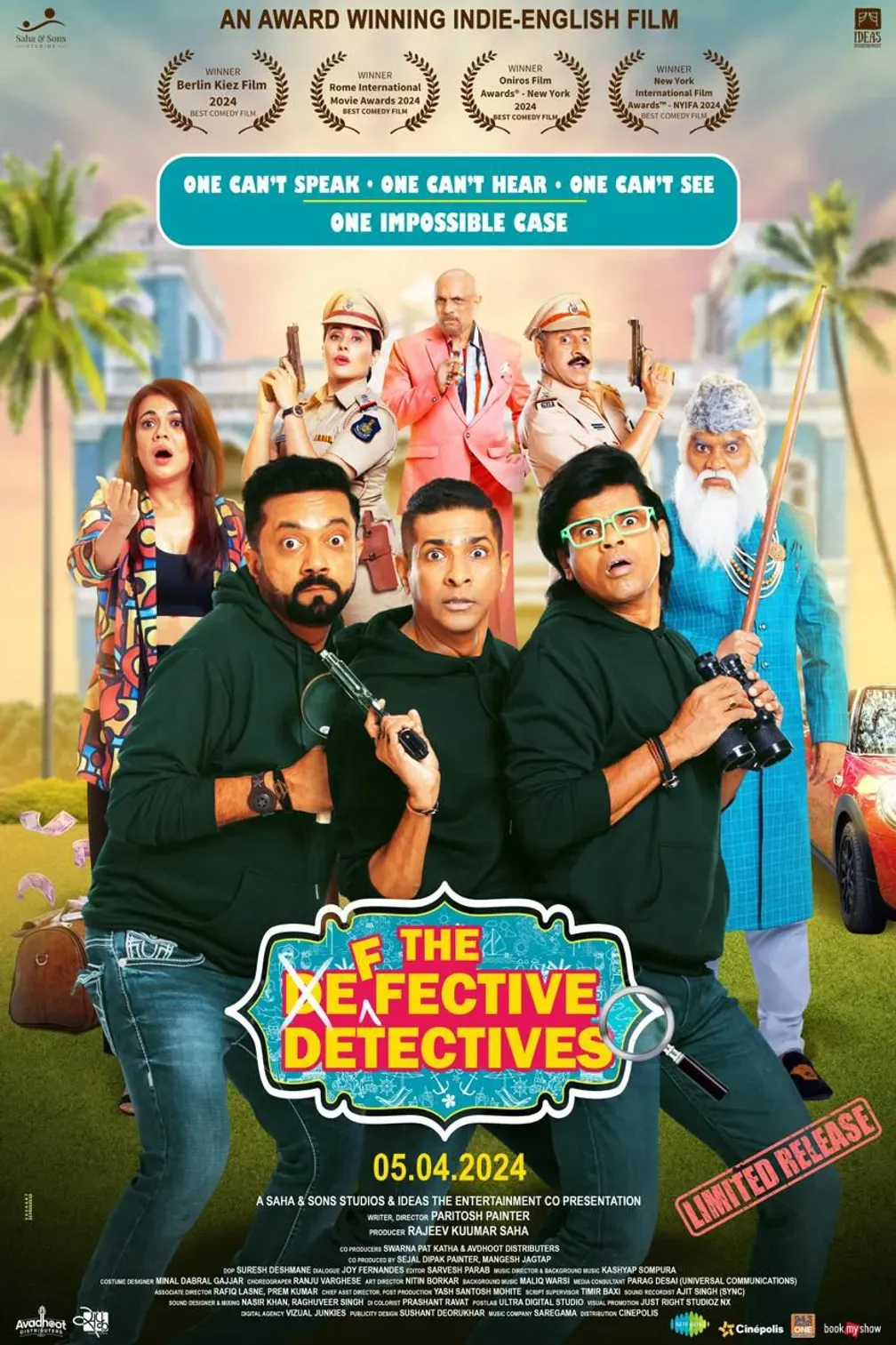 Paritosh Painter's 'The Defective Detectives' Drops Its First Motion Poster