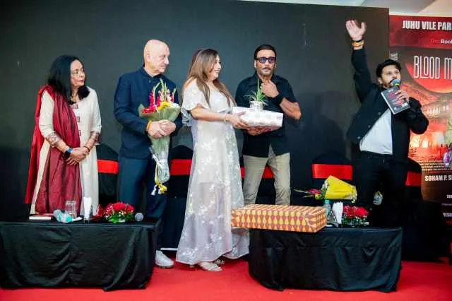  'Blood Moon' Novel Launch by Kher & Shroff