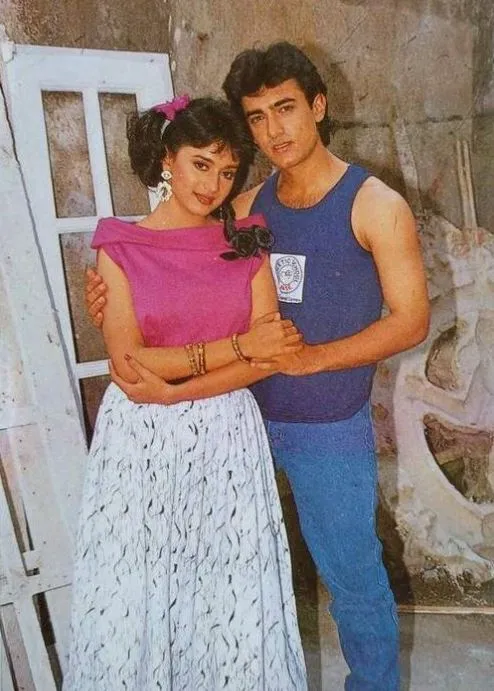  Aamir Khan and Madhuri Dixit 