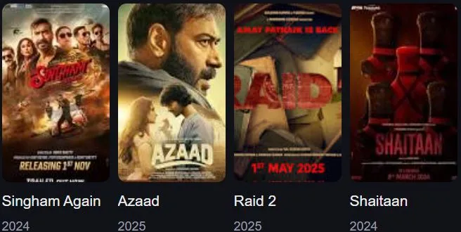 Ajay Devgn 2024-25 films
