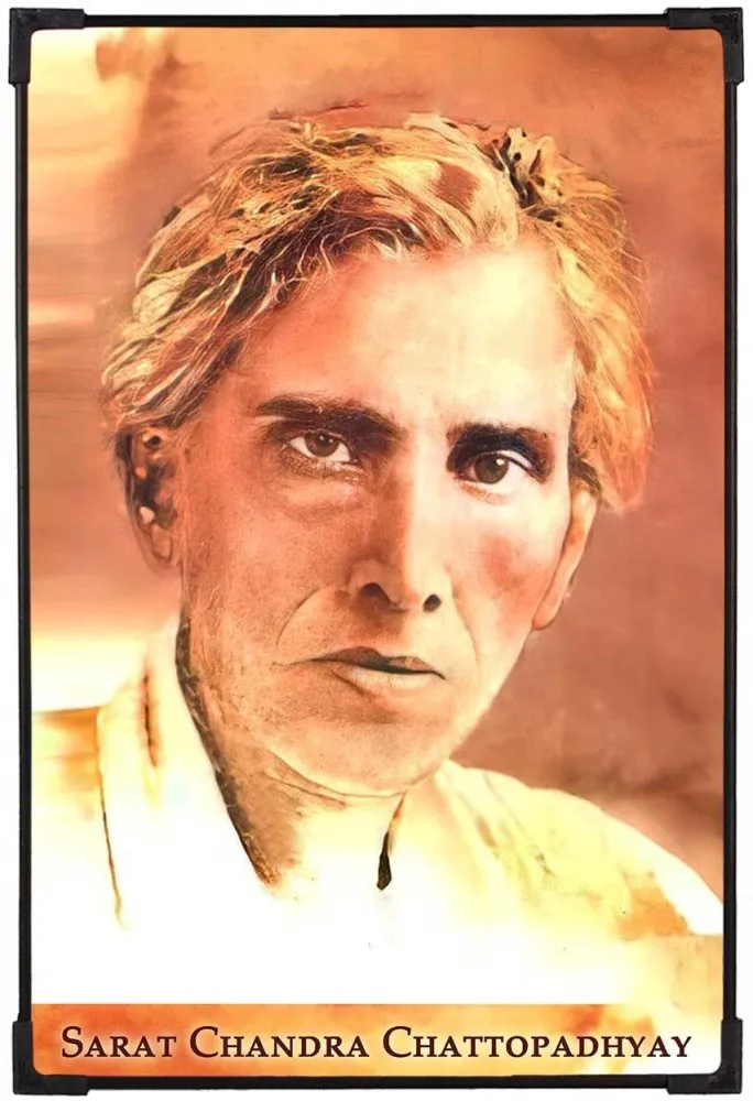 FURNATO | Sarat Chandra Chattopadhyay Painting with UV Coated MDF Frame |  Home Decor Digital Reprint 18 inch x 12 inch Painting Price in India - Buy  FURNATO | Sarat Chandra Chattopadhyay
