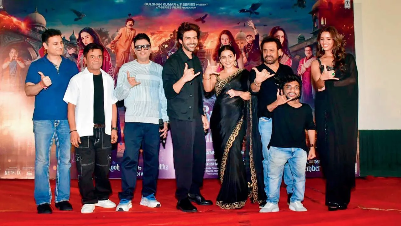 Bhool Bhulaiyaa 3 Trailer Launch: Kartik Aaryan faces 2 Manjulikas, Vidya  Balan's 'possession' joke steals the show