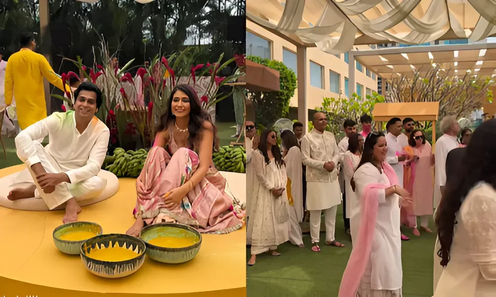 Ashutosh Gowariker's Son, Konark And GF, Niyati Stun In Ethnic Wear For  Haldi And Early Holi Party