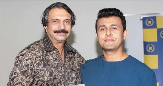 Sonu Nigam with Sr. Journalist Chaitanya Padukone