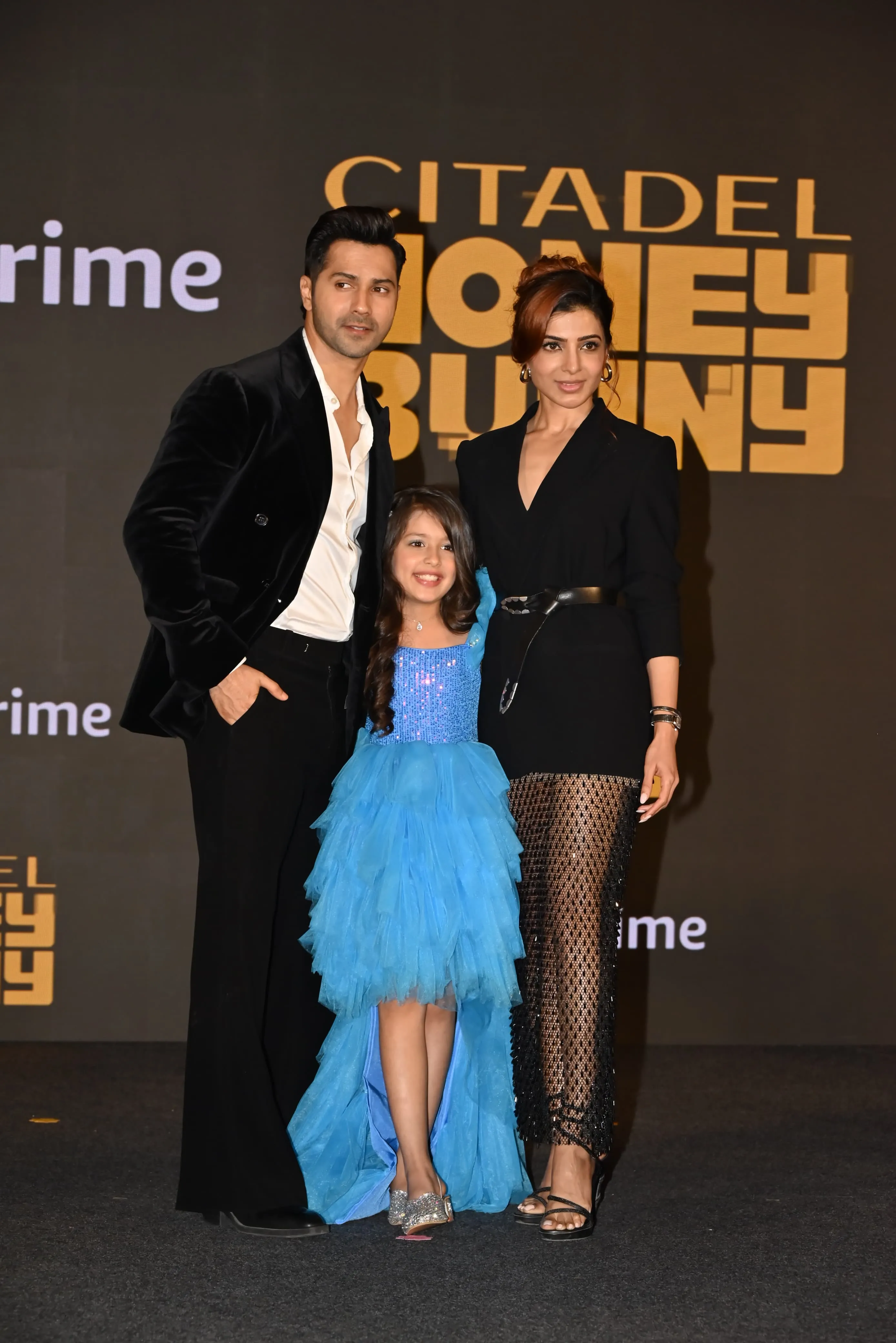 Varun, Samantha at Citadel Honey Bunny trailer launch, little Kashvi steals  the show - India Today