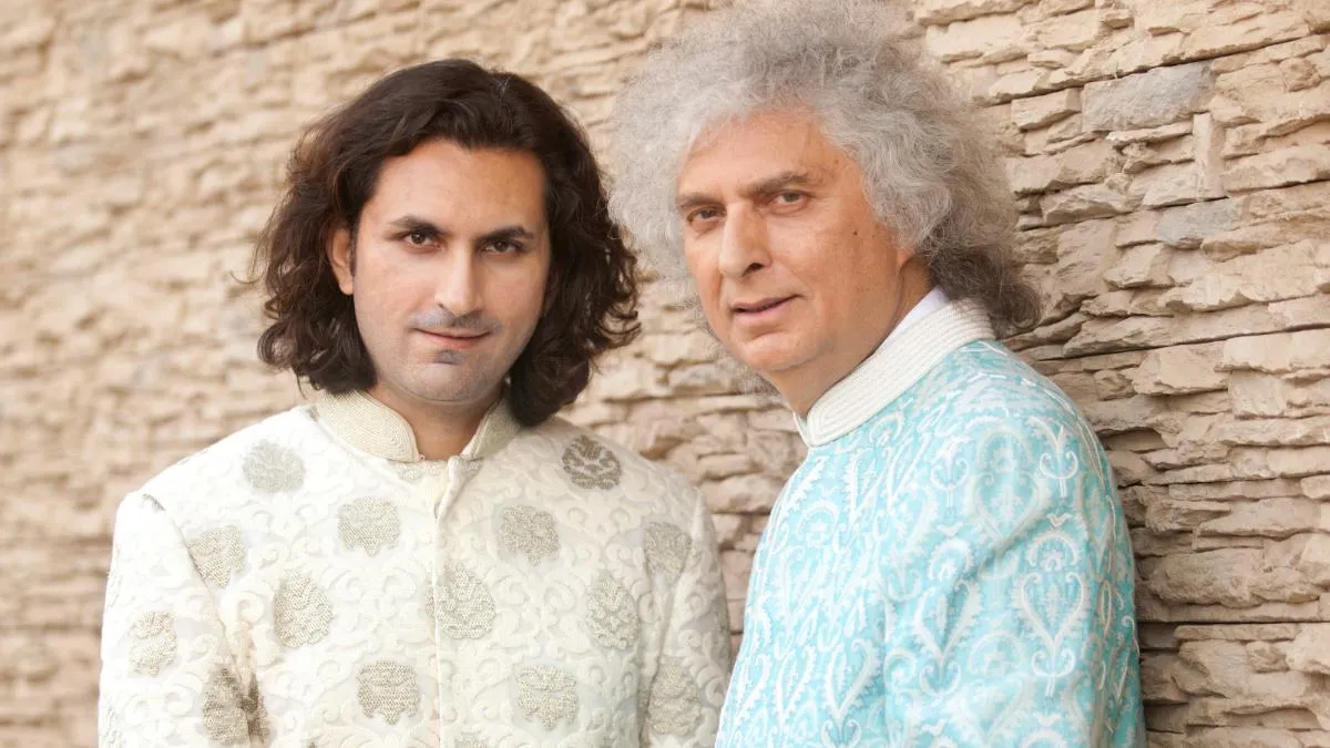 Shivkumar Sharma with son