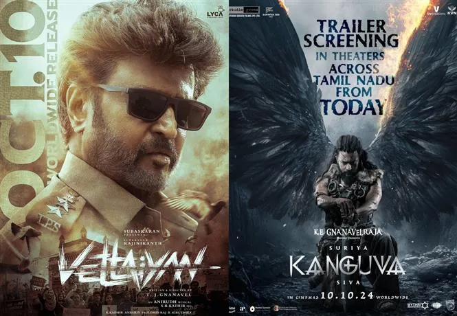 Vettaiyan release date confirms clash with Kanguva! Rajinikanth vs Suriya  this Dussehra! Tamil Movie, Music Reviews and News