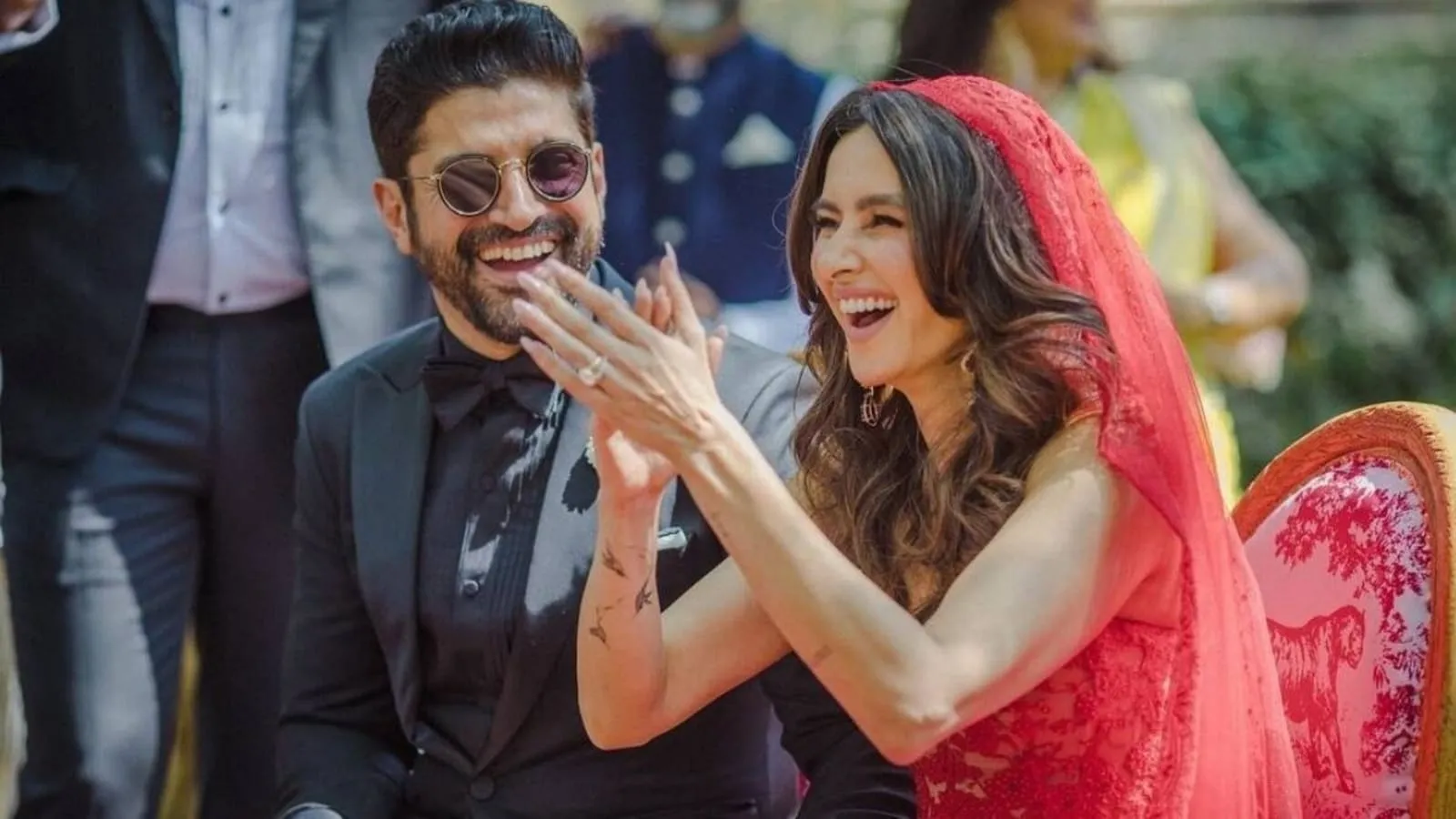 Farhan Akhtar and Shibani Akhtar