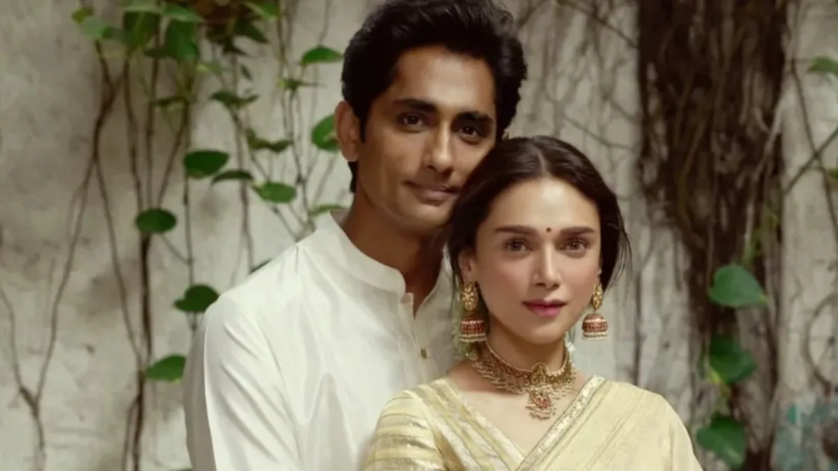 Aditi Rao Hydari and Siddharth