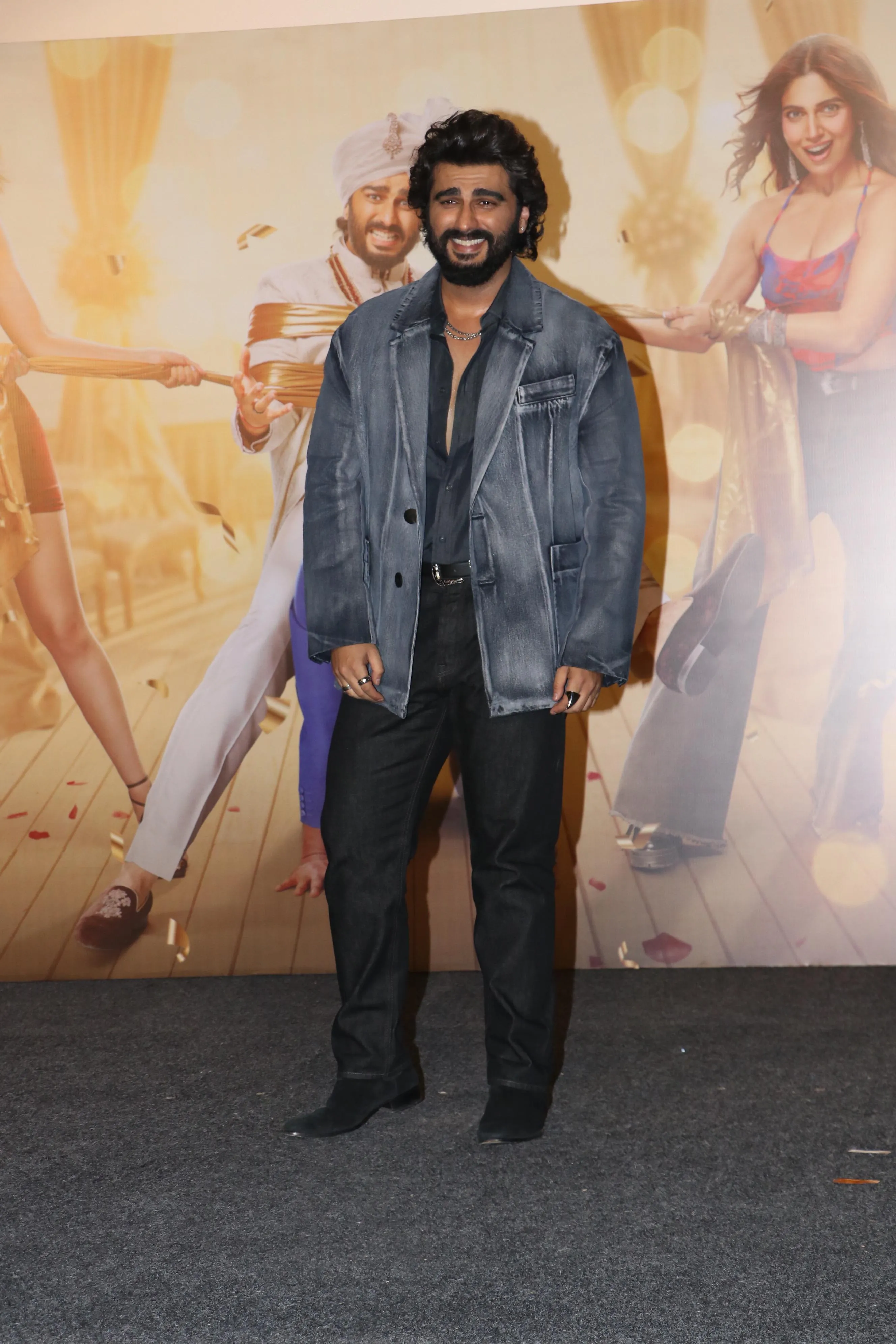PICS: Arjun Kapoor, Bhumi Pednekar And Rakul Preet Singh At Trailer Launch  Of 'Mere Husband Ki Biwi'