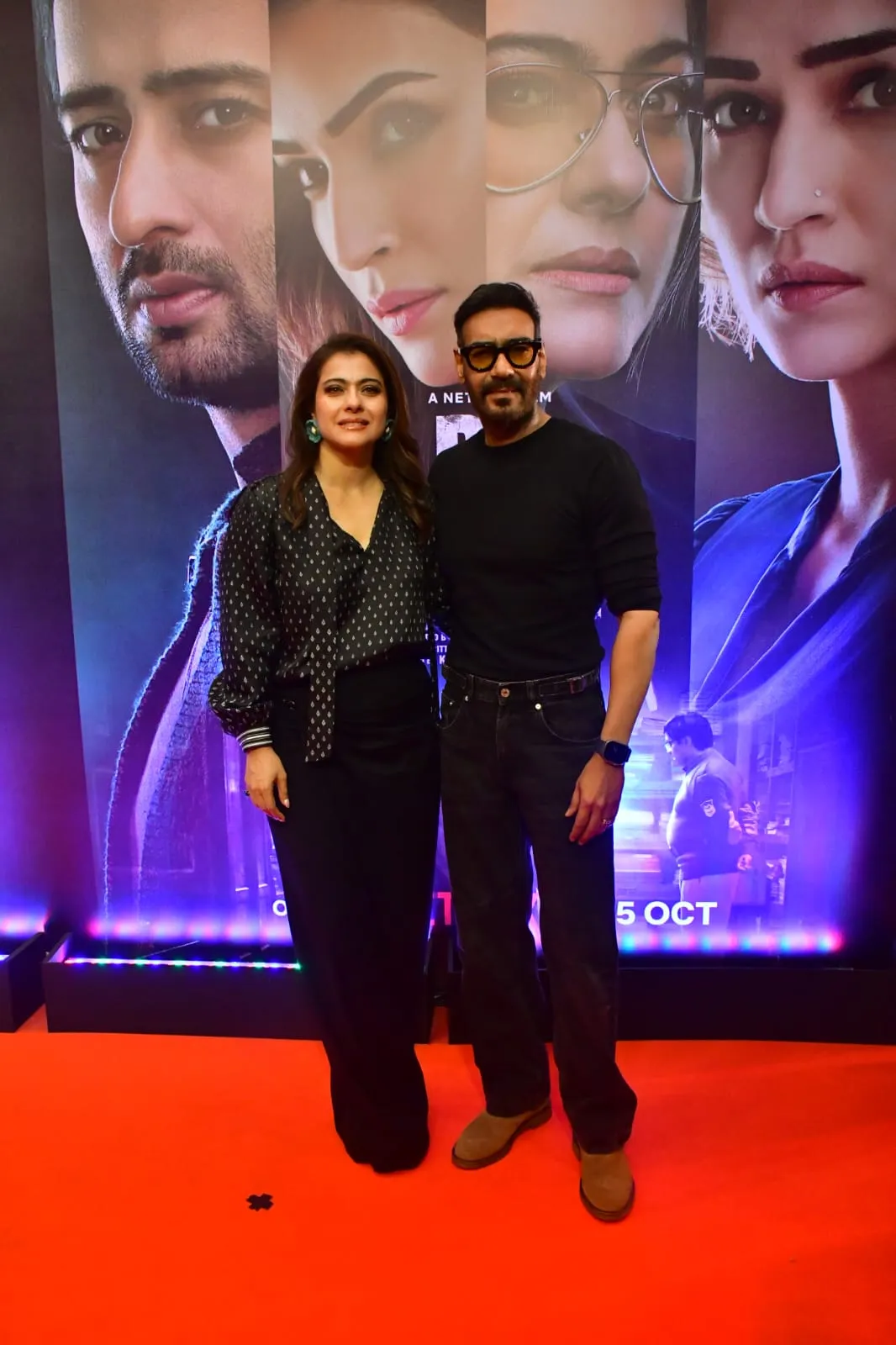 Kajol and Ajay's Stylish Appearance