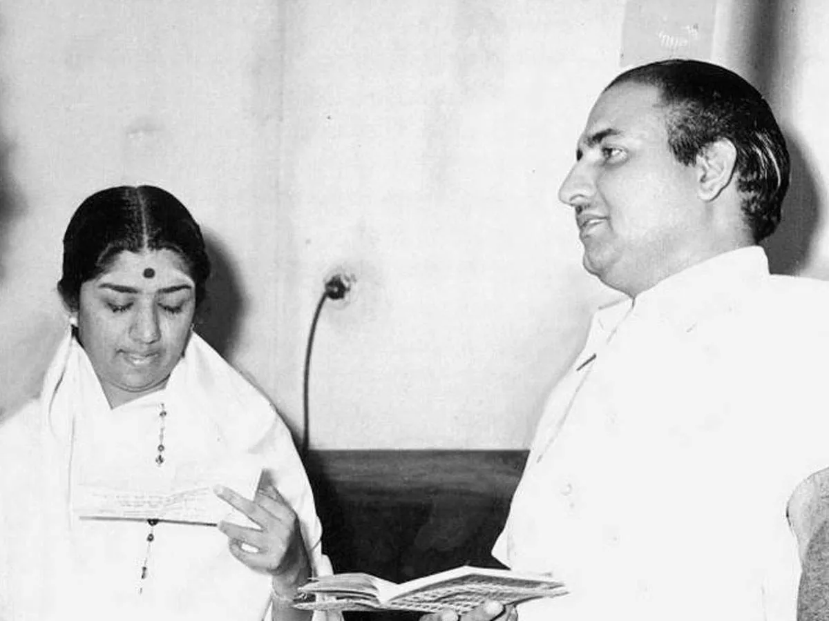 mohammad rafi lata mangeshkar fall out