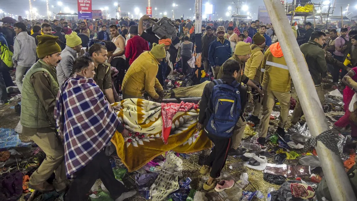 Maha Kumbh stampede highlights: 30 dead, 60 injured in Prayagraj; judicial  probe ordered - The Hindu