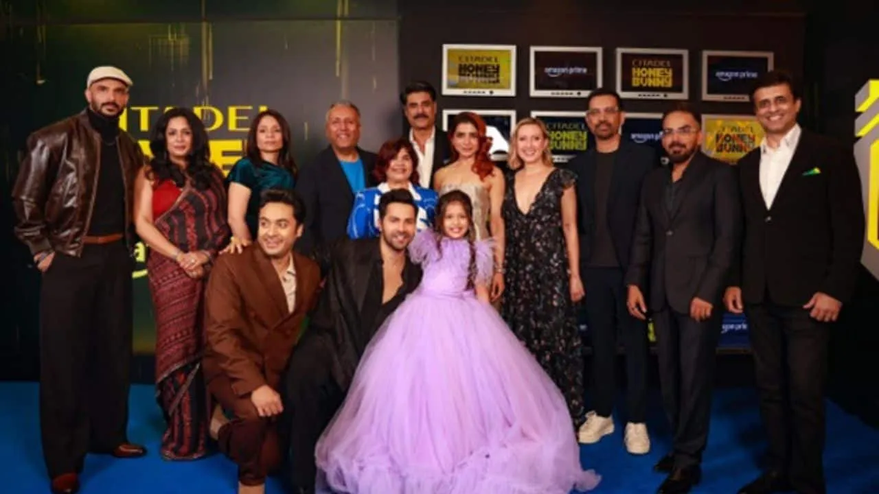 Samantha, Varun Dhawan, Shahid Kapoor, Arjun Kapoor attend the premiere of  Citadel: Honey Bunny, see pics