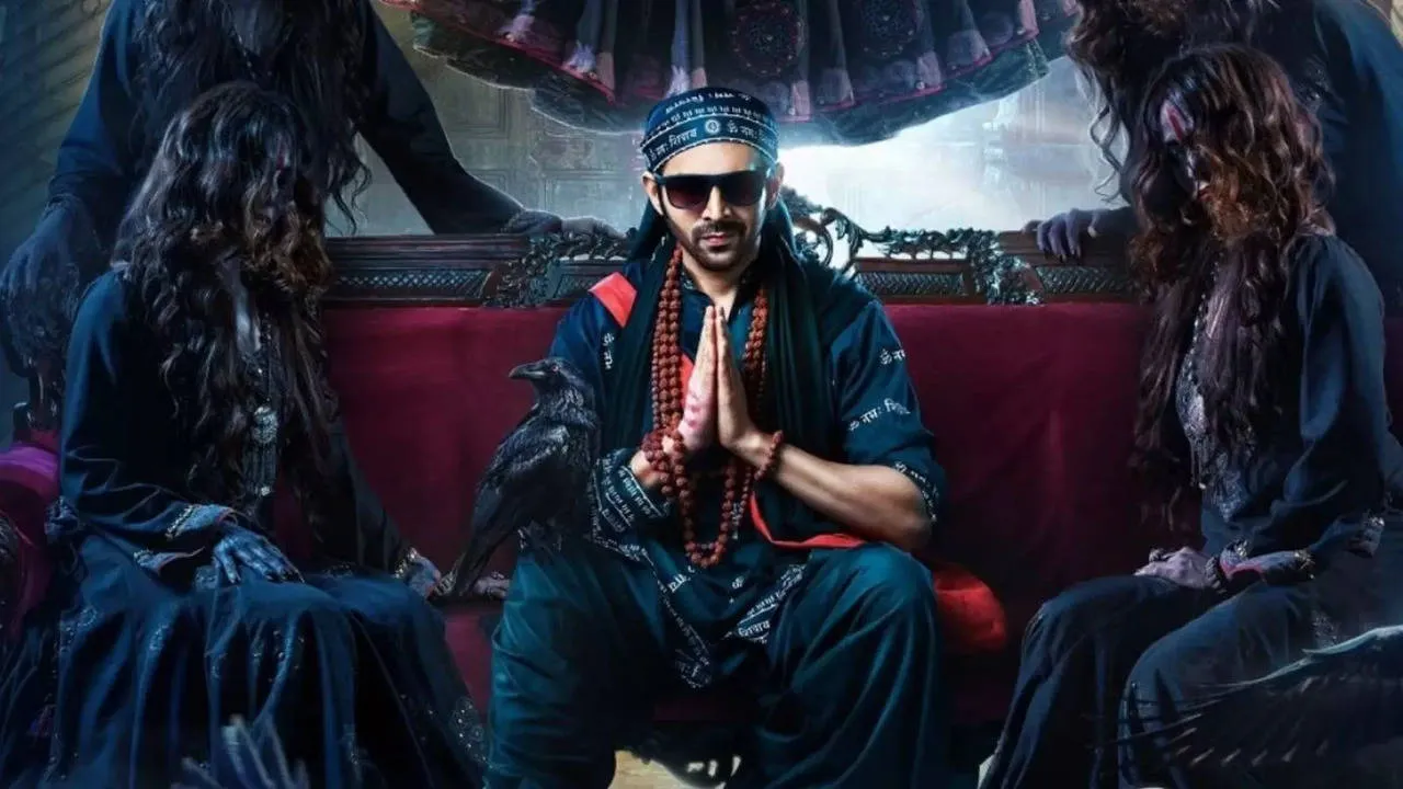 Kartik Aaryan News: Bhool Bhulaiyaa 3 Actor Kartik Aaryan Spotted Shooting  In Rooh Baba Attire | Bollywood News - Times Now