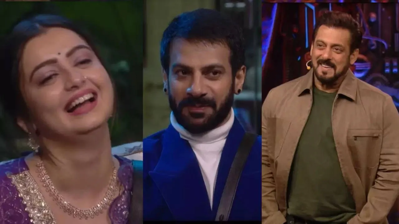 bigg boss 18 weekend ka war salman khan asked chahat pandey for her  favourite boy karanveer mehra Bigg Boss 18 : Chahat Pandey का आया Karanveer  पर दिल !! अब Salman Khan