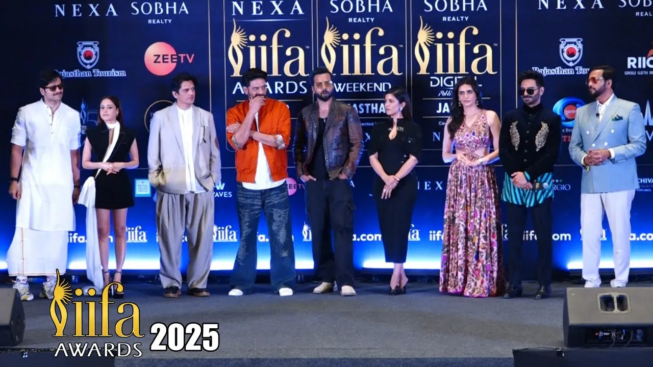 IIFA Awards 2025 Press Conference | Ravi,Nushrat,Ali,Nimrit,Karishma,Apar