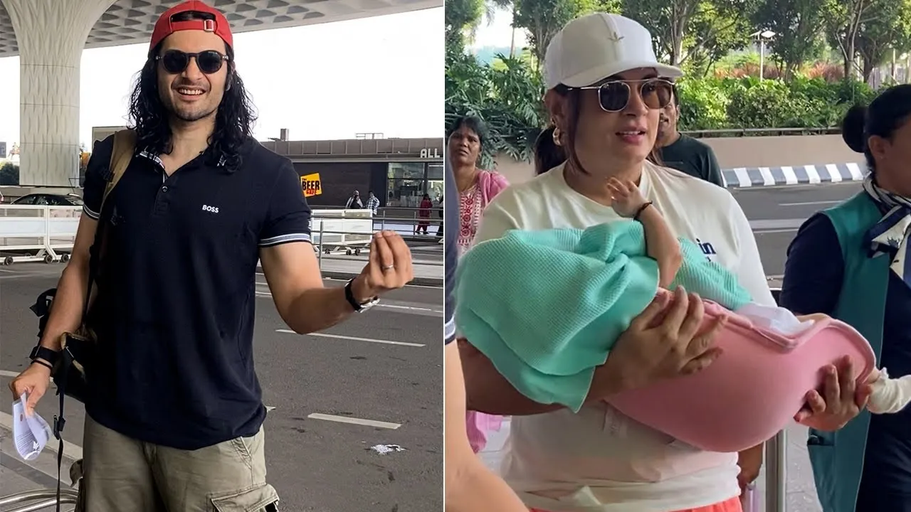 New Parents Richa Chadha-Ali Fazal Make 1st Appearance With Baby Girl  Flying From Mumbai At Airport😘
