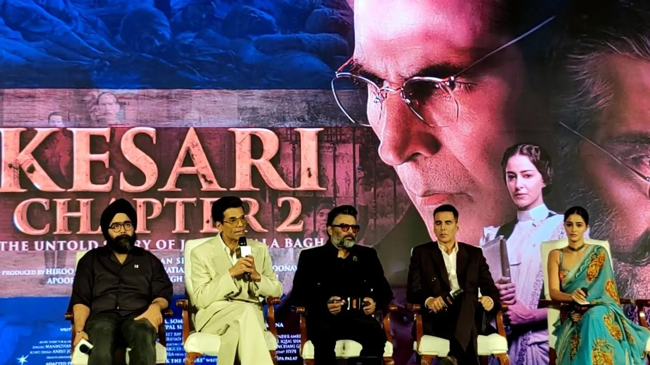 Kesari Chapter 2 Trailer Launch in Delhi 🤩|Akshay Kumar, Ananya Pandey,  R.Madhavan Funny Moments 🤩🔥