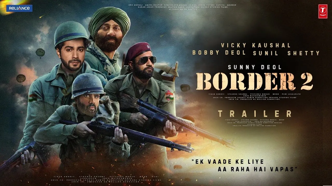 BORDER 2 - Trailer | Sunny Deol, Varun Dhawan, Vicky Kaushal | India’s  Biggest War Film |23 Jan 2026