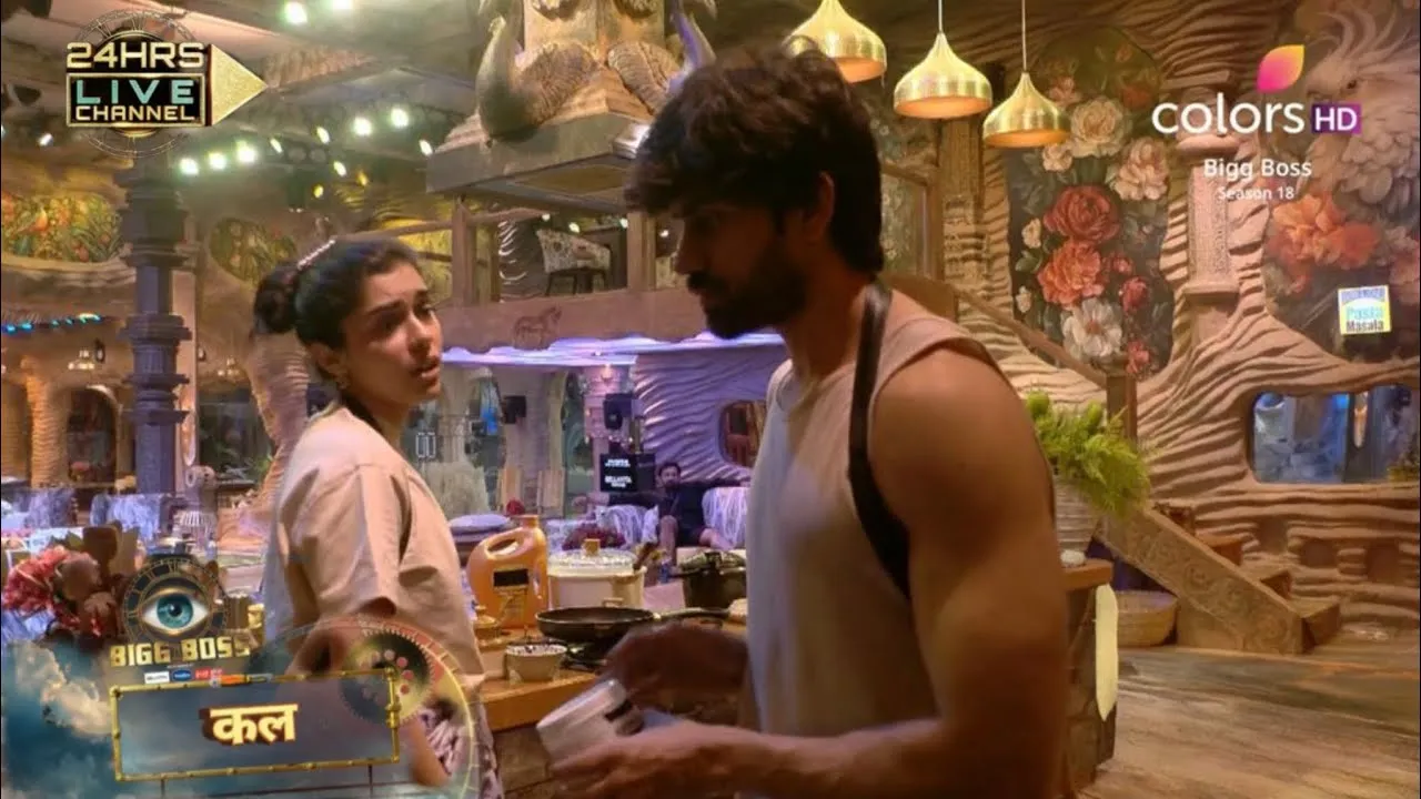 Bigg Boss 18 Live : Eisha In Period Pain Avinash Nikla Gentleman Kiya  Pamper Impress Hui Eisha Singh