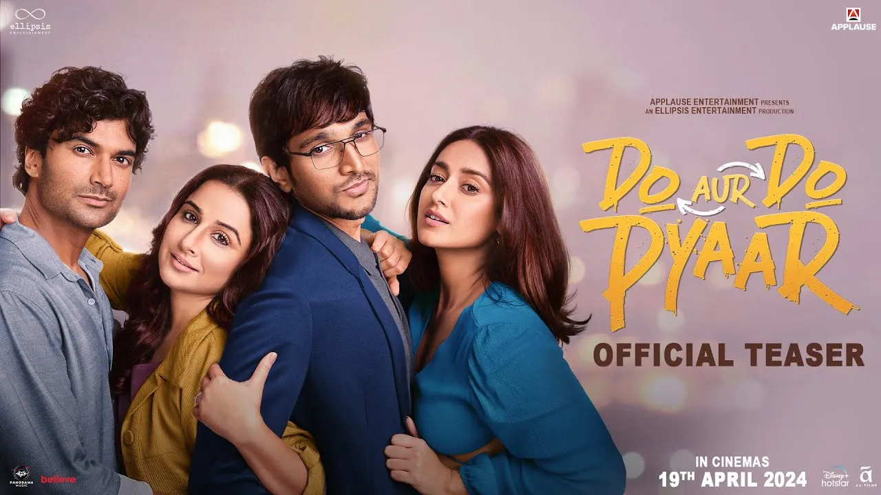 Do Aur Do Pyaar - Official Teaser | Vidya B, Pratik G, Ileana D, Sendhil R  | Applause Entertainment
