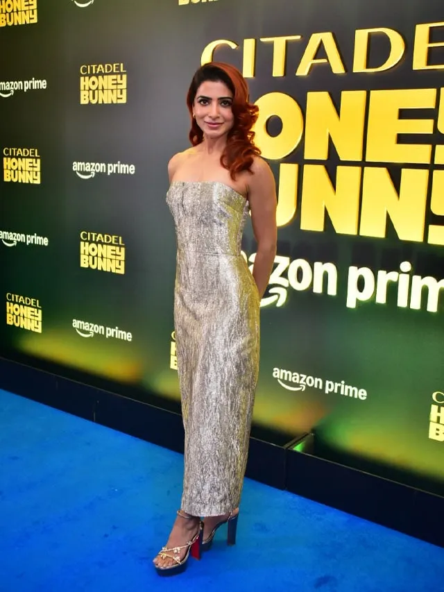 Samantha Prabhu, Varun Dhawan, Nimrat Kaur at Citadel Honey Bunny Premiere