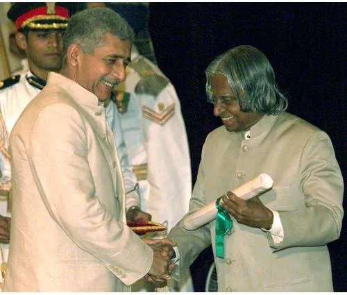 Naseeruddin Shah would be honored by the Government of India with the Padma Shri and later the Padma Bhushan
