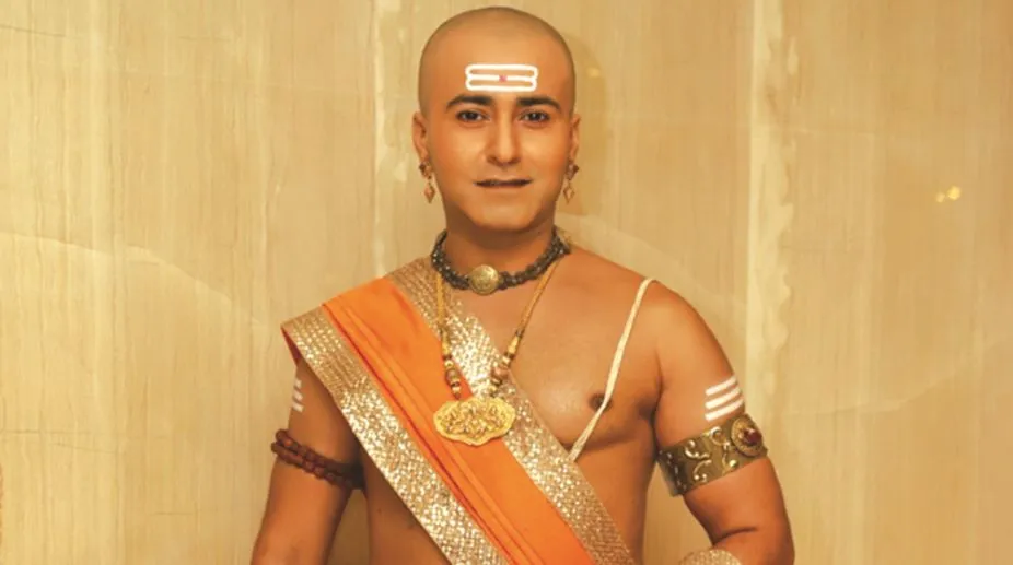 Krishna Bharadwaj, playing the role of Tenali Rama