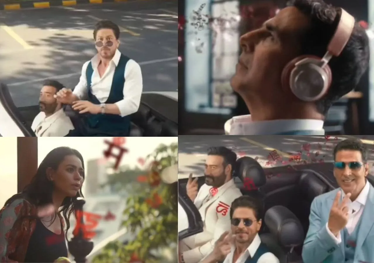 Akshay Kumar joins Shah Rukh Khan, Ajay Devgn in Vimal ad again after  apologising post backlash; internet calls him hypocrite
