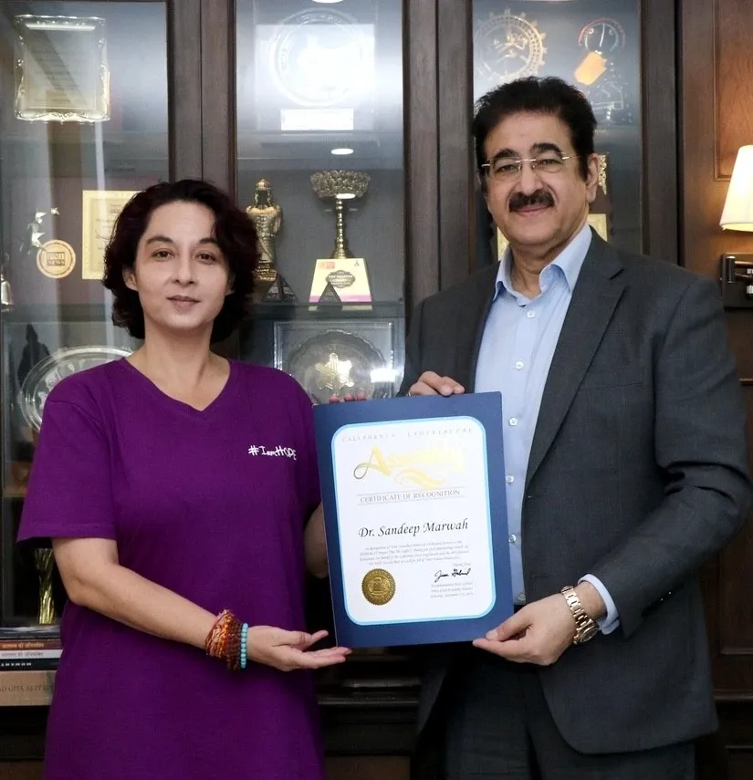 Sandeep Marwah Honored by California State Assembly for Contributions to HOPEBLIT  Project - Sandeep Marwah