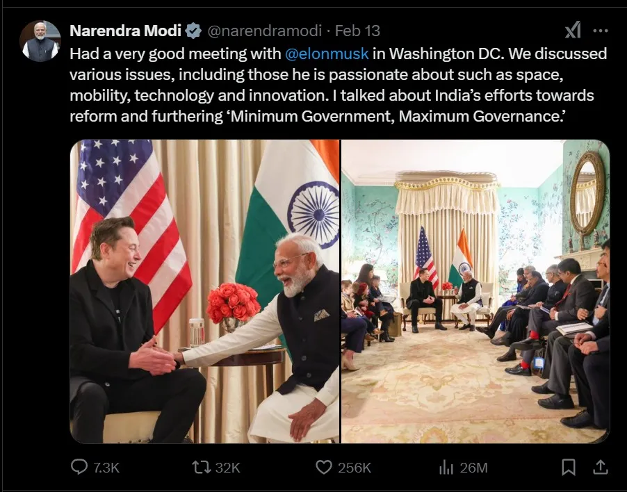 Modi-Musk Meeting