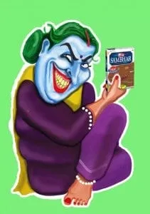 joker Aunty indian Super hero