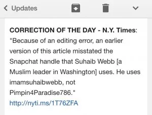 NYtimes error