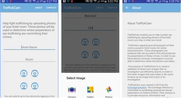 CIOL TraffickCam : an app to help curb sex-trafficking