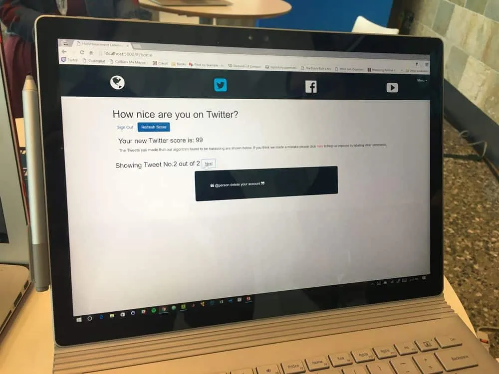 CIOL A web app to tell how abusive you are on Twitter