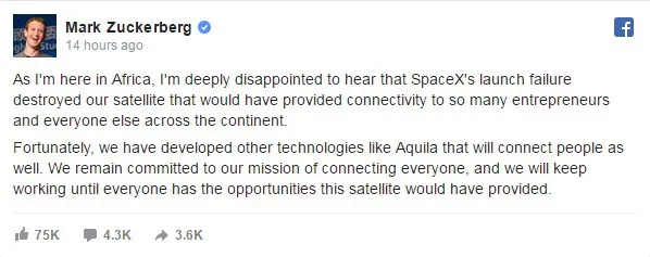 CIOL SapceX explosion shatters Zuckerberg’sInternet.org dreams 