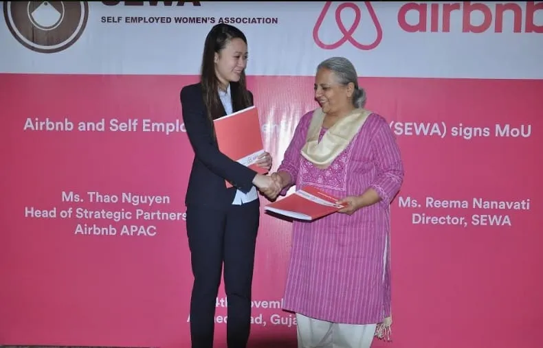 CIOL Airbnb signs MoU with SEWA to promote tourism in rural hinterlands