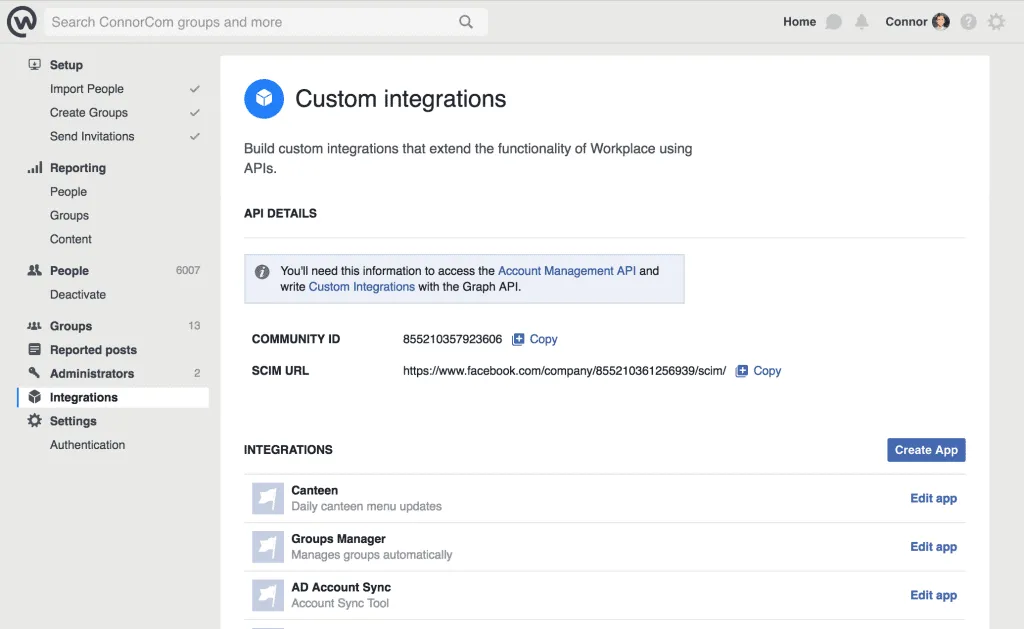 CIOL Facebook Workplace launches custom integrations adding support for apps & in-house software