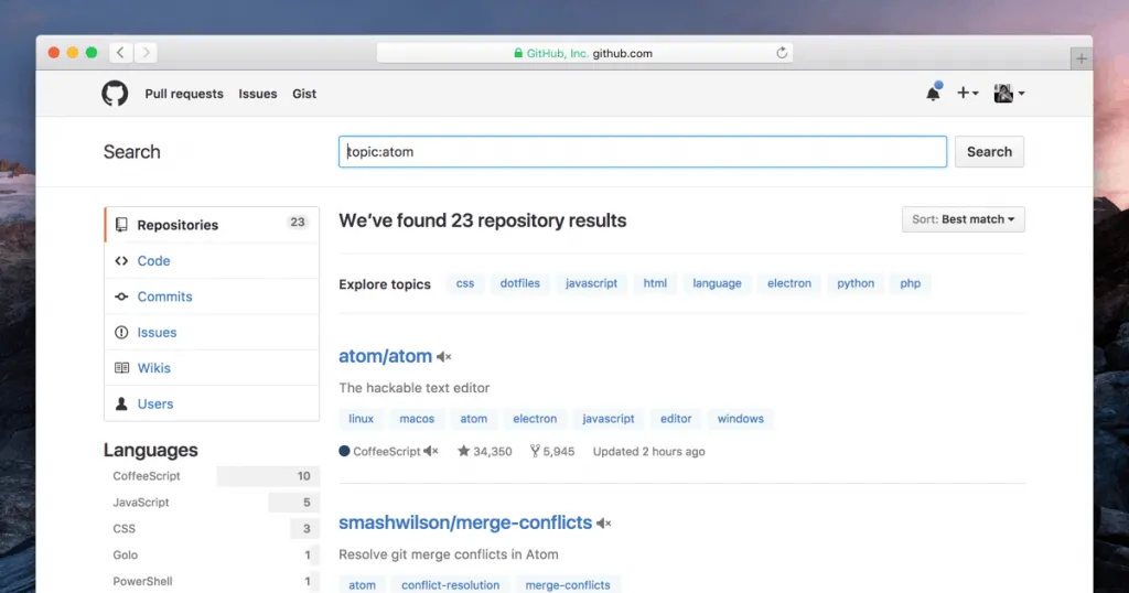 CIOL GitHub introduces ‘Topics’ to let users explore projects by type, technology, & more
