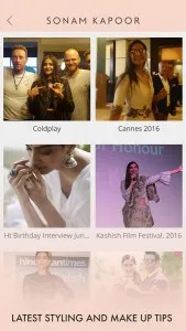 Sonam kapoor mobile App