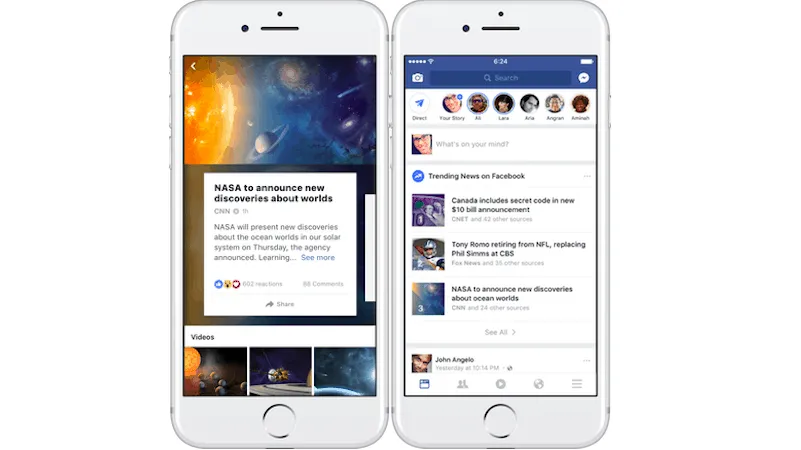 CIOL Facebook rolls out a redesigned version of Trending Topics for iPhone users